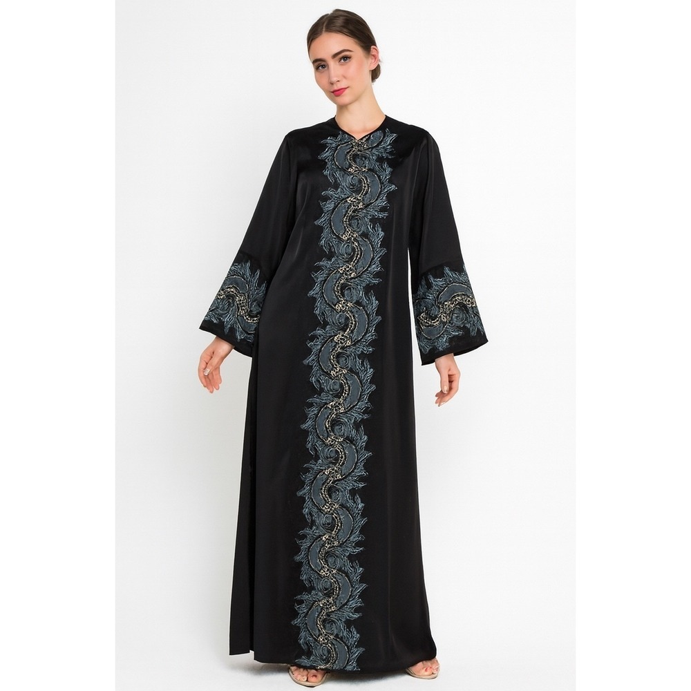 Kaftan Dress Black Maxi Evening Caftan